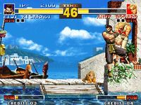 une photo d'Ã©cran de The King of Fighters 95 sur Sega Saturn